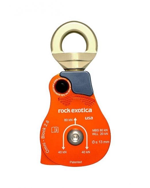 Rock Exotica Omni-Block 2.6" Single Pulley