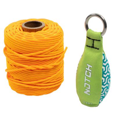 Notch 200′ 3mm Neon Plus Throwline & 14oz Throw Weight Combo