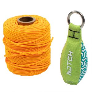 Notch 200′ 3mm Neon Plus Throwline & 14oz Throw Weight Combo