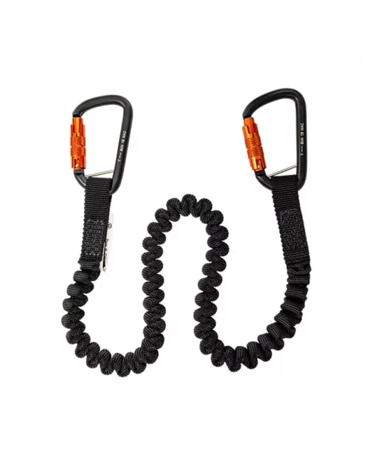 Safewaze 15 lb. Elasticated Tool Tether: 2 Carabiner