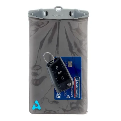 AQUAPAC Clear Olympus Waterproof Passport / Large Phone Case