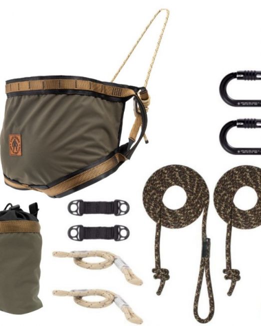ACO Land Baron Lite Saddle Kit - Ranger Green