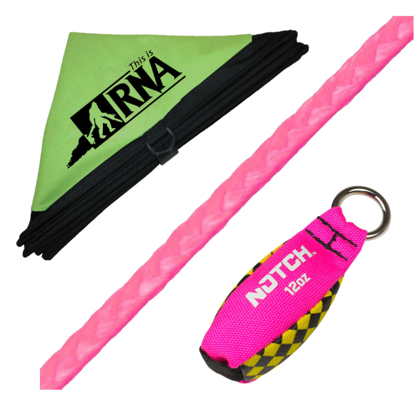 RNA 1.75mm Pink Magic 200′ Combo with Throwline Folding Cube