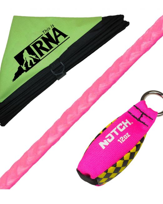RNA 1.75mm Pink Magic 200′ Combo with Throwline Folding Cube