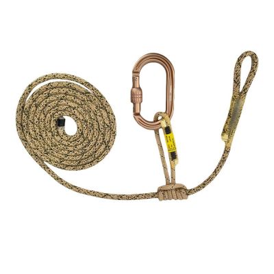 ACO 8mm Oplux Tether System with Screw Lock Carabiner