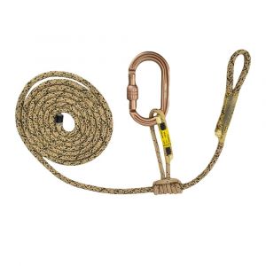 ACO 8mm Oplux Tether System with Screw Lock Carabiner