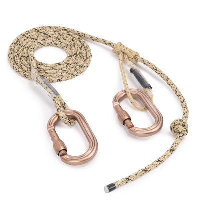 ACO 8mm Resc Tech Lineman Belt with Screw Lock Carabiners
