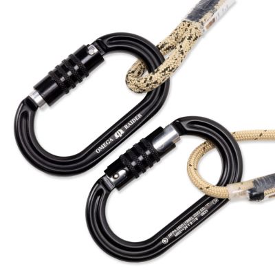 ACO 8mm Resc Tech Lineman Belt with 3 Stage Quick Lock Carabiners