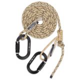 ACO 8mm Resc Tech Lineman Belt with 3 Stage Quick Lock Carabiners