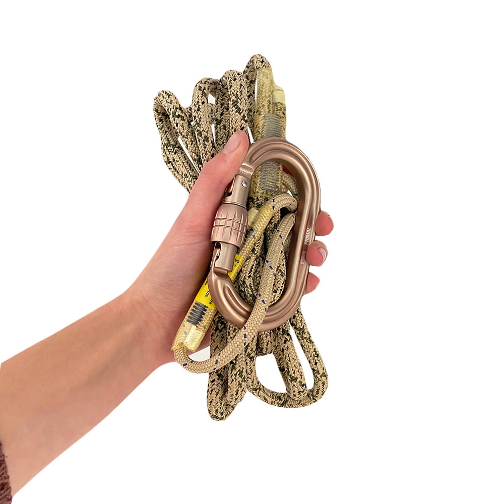 ACO 8mm Resc Tech Tether System with Screw Lock Carabiner