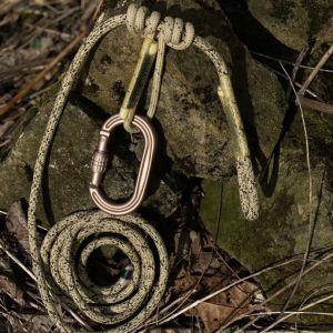 ACO 8mm Resc Tech Tether System with Screw Lock Carabiner