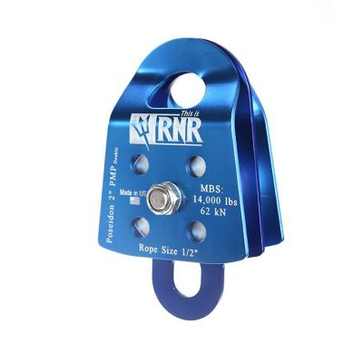 RNR Poseidon Series Prusik Minding Pulley W/Aluminum Sheave & Aluminum Sideplates