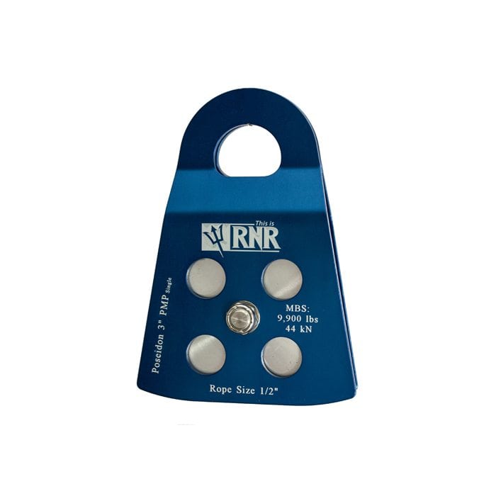 RNR Poseidon Series Prusik Minding Pulley W/Aluminum Sheave & Aluminum Sideplates