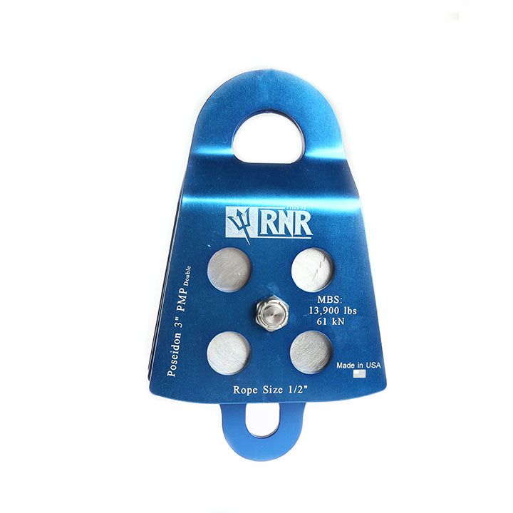 RNR Poseidon Series Prusik Minding Pulley W/Aluminum Sheave & Aluminum Sideplates
