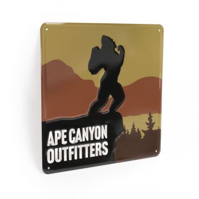 Ape Canyon Outfitters Vintage Metal Sign