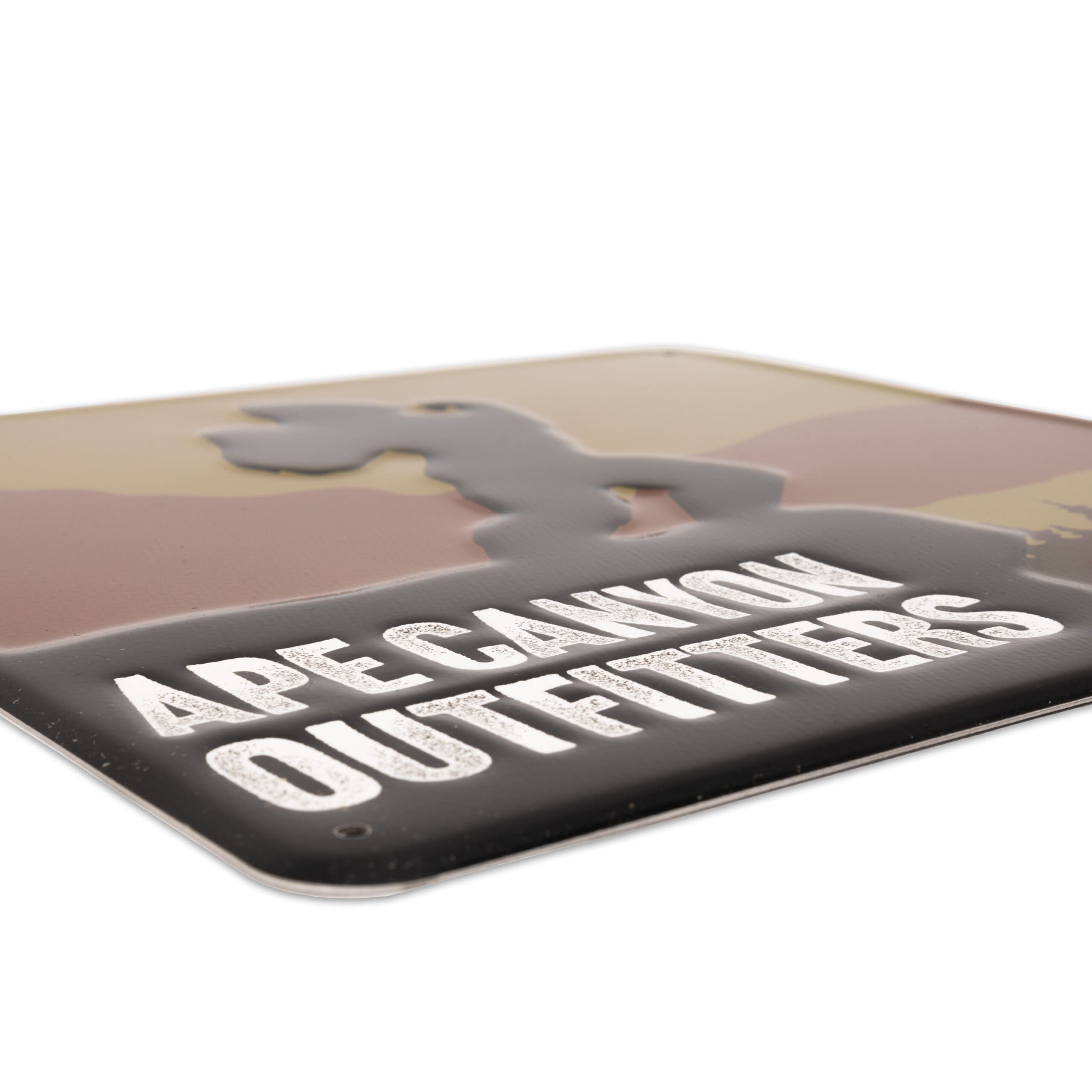 Ape Canyon Outfitters Vintage Metal Sign
