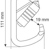 CAMP D Plus 3Lock Pin Carabiner