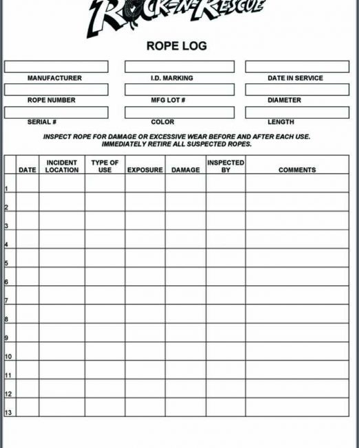 RNR All Weather Rope Log