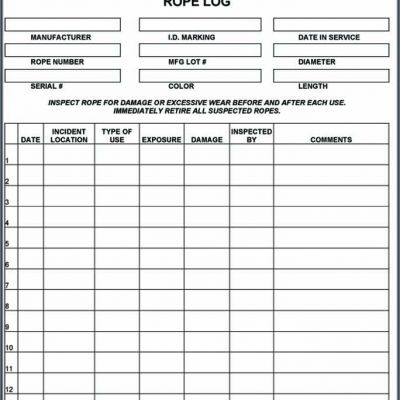 RNR All Weather Rope Log