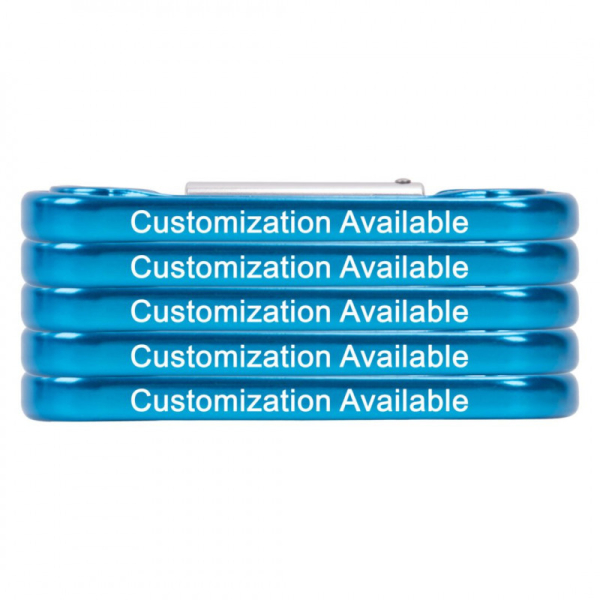 Custom Omega Pacific Standard D Straightgate Carabiner (Pack Of 5)