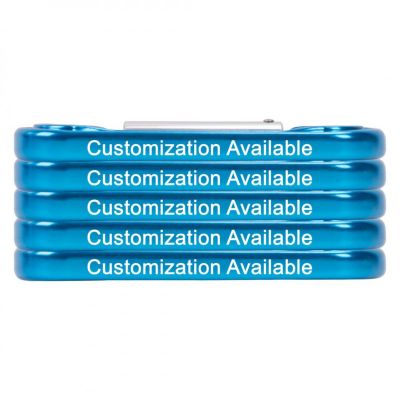 Custom Omega Pacific Standard D Straightgate Carabiner (Pack Of 5)