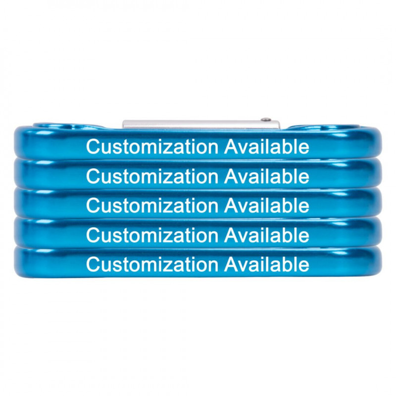 Custom Omega Pacific Standard D Straightgate Carabiner (Pack Of 5)