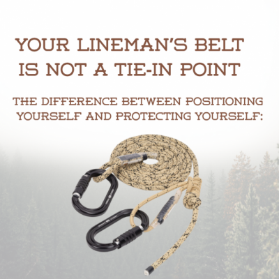 Your Lineman's Belt Is Not a Tie-In Point