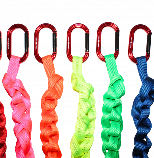 RNR Non Locking Carabiner & 20′ Webbing Combo