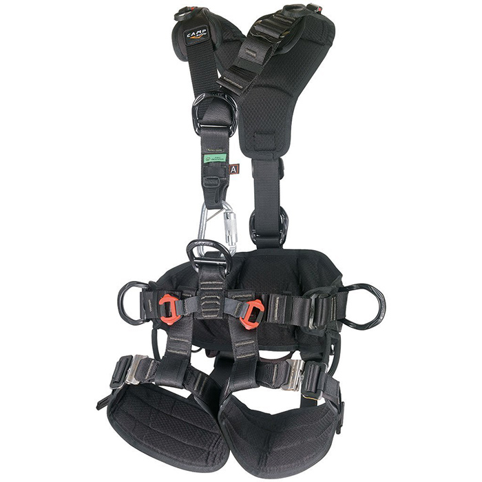 Camp Safety Vertical 2 Full Body Work harness-Red/Grey
