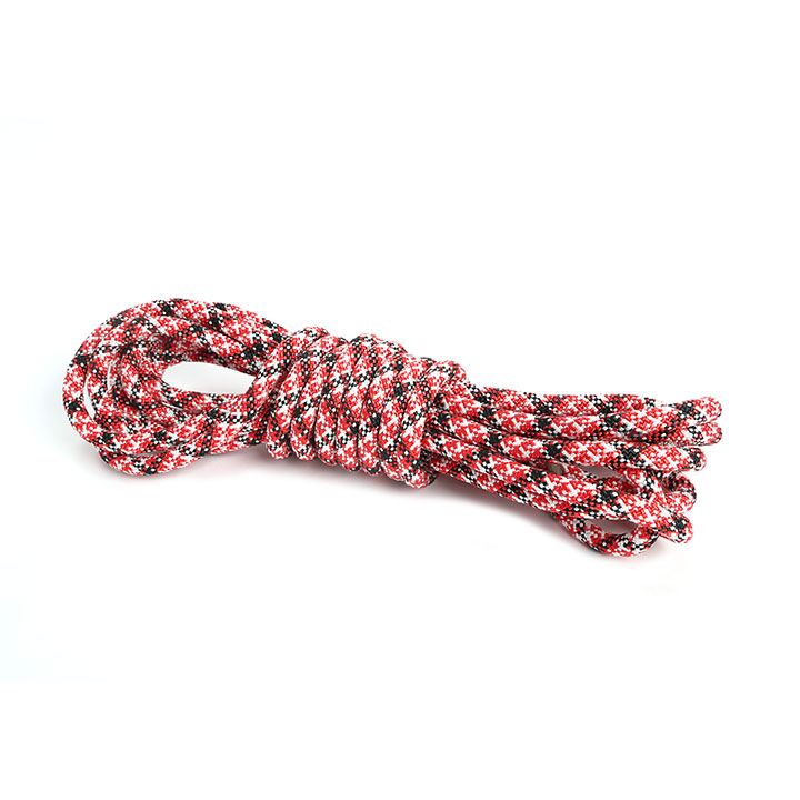 Red, Black and White Patterned Lead Rope – Reins for Rescues